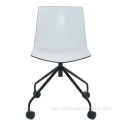 office colorful swivel plastic modern chair